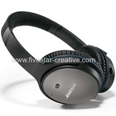 New Bose QuietComfort 25 QC25 Black Noise Cancelling Around Ear Headphones