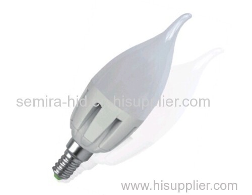 LED Conductive Plastic Candle Light CA37 5W