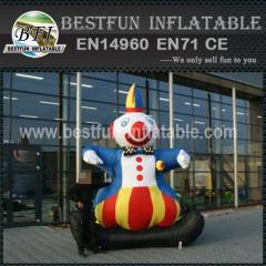 Advertisement inflatable clown cartoon