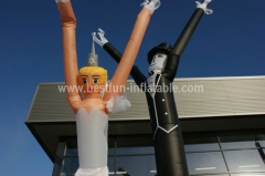 Skydancer inflatable wedding couple