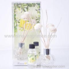 35ml aroma reed diffuser with glass bottle and dry flower