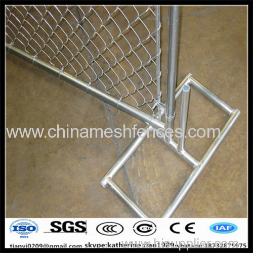 temporary construction chain link fence