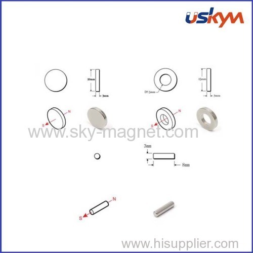 Ni Plated NdFeB Permanent Magnets