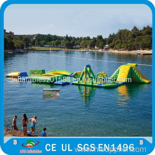 Giant Inflatable Water Park For Kids / Inflatable Pool Water aprk