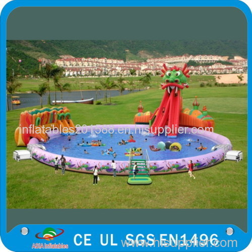 Big discount commercial floating inflatable water park for sale