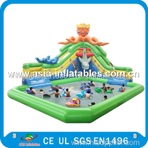 aqua jump inflatable floating water park,inflatable water park with EN15649 certificate