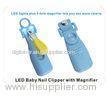 LED light Baby Nail Clippers With Magnifying Glass