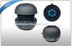 Mono Black USB Mini Speakers For Laptop , Portable 2 Channels Capsule Speaker