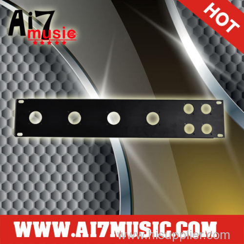 AI7MUSIC 2U 19  Equipment Rack Panel & 2 Rack space panel & 19  universal blanking panel