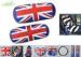 Column Shape UK Flag Soft Polyester car seat neck pillow with soft PP cotton