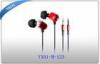 Promotional PVC / TPE cable 3.5mm Metal in Ear Headphones for iPhone