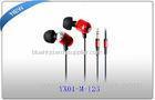 Promotional PVC / TPE cable 3.5mm Metal in Ear Headphones for iPhone