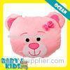 Beautiful Super Soft Short Plush Baby Safety Products , Bear Shaped Blanket Pillow