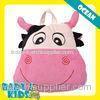 Lovely Cow Shaped Soft Baby Safety Products Children Blanket Pillow for Take Rest
