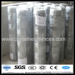 hot dipped galvanzied top and bottom wire 2.5mm field fence with low price