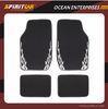 Black Universal Car Interior Accessories all season floor mats for fiat / kia