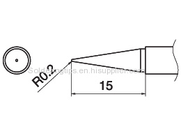 Hakko tips T15 series tips HAKKO T15-BLL replacement tips soldering bit