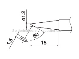 HAKKO T15-BC12 soldering tips soldering bit solder tips