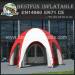 Inflatable tent for ad