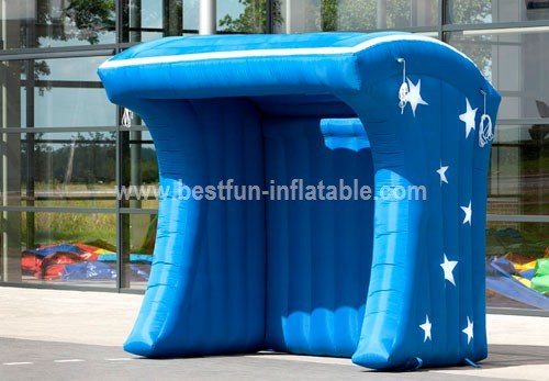 Blue Popcorn inflatable tent