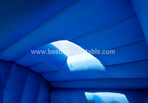 Blue Popcorn inflatable tent
