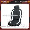 Polyester Black Comfortable Car Interior Accessories , Full Set Luxury Car Seat Cover
