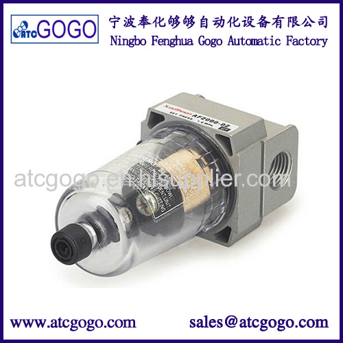 SMC type Air pneumatic filter Aluminum Alloy Manual drain and Auto drain pneumatic components AF2000-02