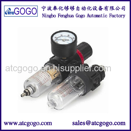Airtac type air filter regulator lubricator frl combination with pressure guage BSP