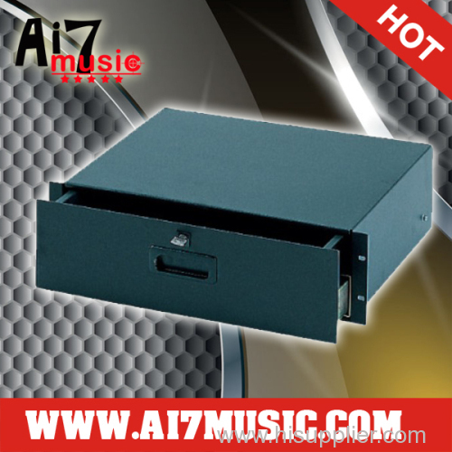 AI7MUSIC 3U 19  draw shelf with lock & 3U High quality 19  rack tray &19  rack-mountable tray & 3U Rack Shelf