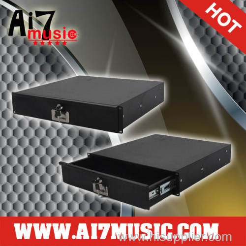 AI7MUSIC 3U 19  draw shelf with lock & 3U High quality 19  rack tray &19  rack-mountable tray & 3U Rack Shelf