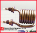 Tubular heating element for oven heater