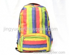 Ms rainbow shoulders students leisure backpack bag