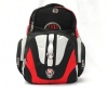 Large capacity black red gray cardin plush backpacks