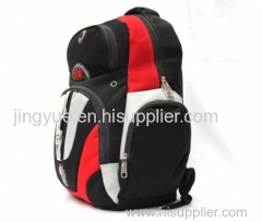 Large capacity black red gray cardin plush backpacks