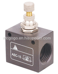 Air compressor check valve pneumatic flow control valve 1/8 1/4 3/8 1/2 BSP NPT