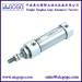 mini double acting single rod pneumatic cylinder for bag in box filling machine