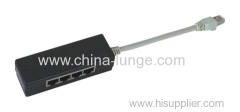 Modular jacks, ISDN 1port adapter, unshielded type, input is rj45 plug