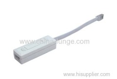 Modular jacks, ISDN 1port adapter, unshielded type, input is rj45 plug