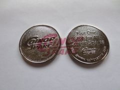 Customs Arcade Game Token