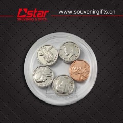 The souvenir metal coin