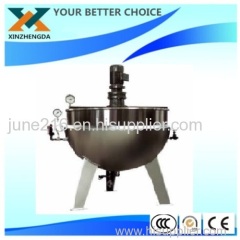 industrial food cooking pot with mixer