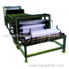 Powdering machine for non-woven fabrics