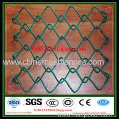 65x65 mm plastic pvc coated chain link wire mesh fence