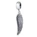 Authentic 925 Sterling Silver European Sterling Silver Dangle Wing Charm