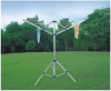 4-arm portable washing line airer