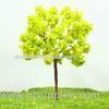 Architectural Miniature Scale Model Trees Yellow Green Avenue Wire Tree 9cm