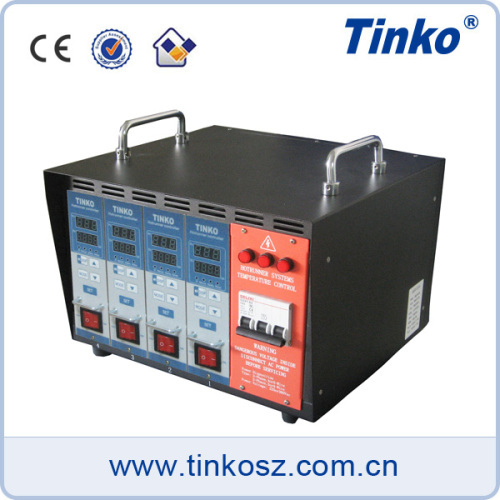 Tinko 4 zones temperature control by cards temperature controller for hot runner mould