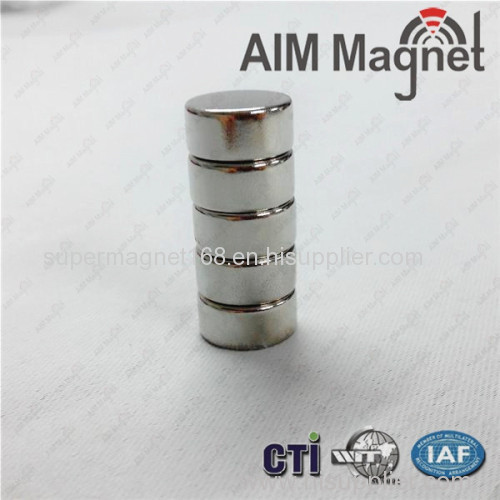 Strong small disk neodymium magnet