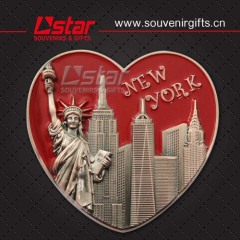 Souvenir metal fridge magnet