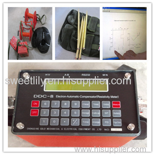 VES Vertical Electrical Sounding DDC-8 Geophysical Ground Resistivity Meter